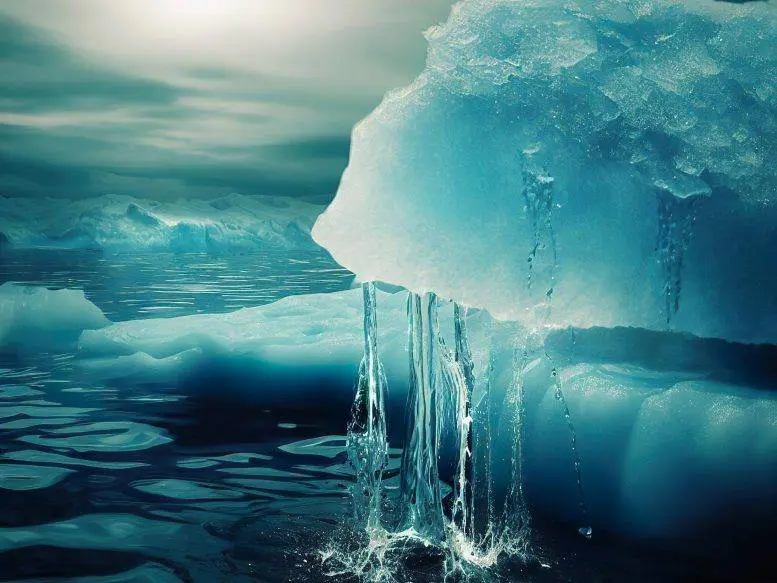 fresh water iceberg.