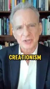 This is an image of William Lane Craig, he's talking about young earth creation and how stupid it is to believe it. All old Earth creationists believe that anyone who dares to disagree with him this is ignorant moron.