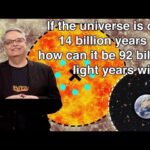 Universe is 92 billion light years wide?