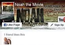 Noah the movie Click image to visit the Facebook page.